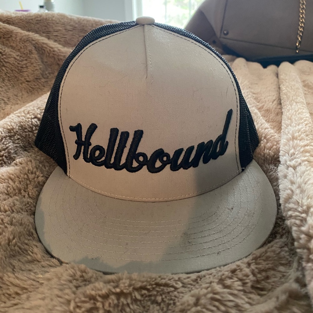 Hellbound red devil trucker hat
